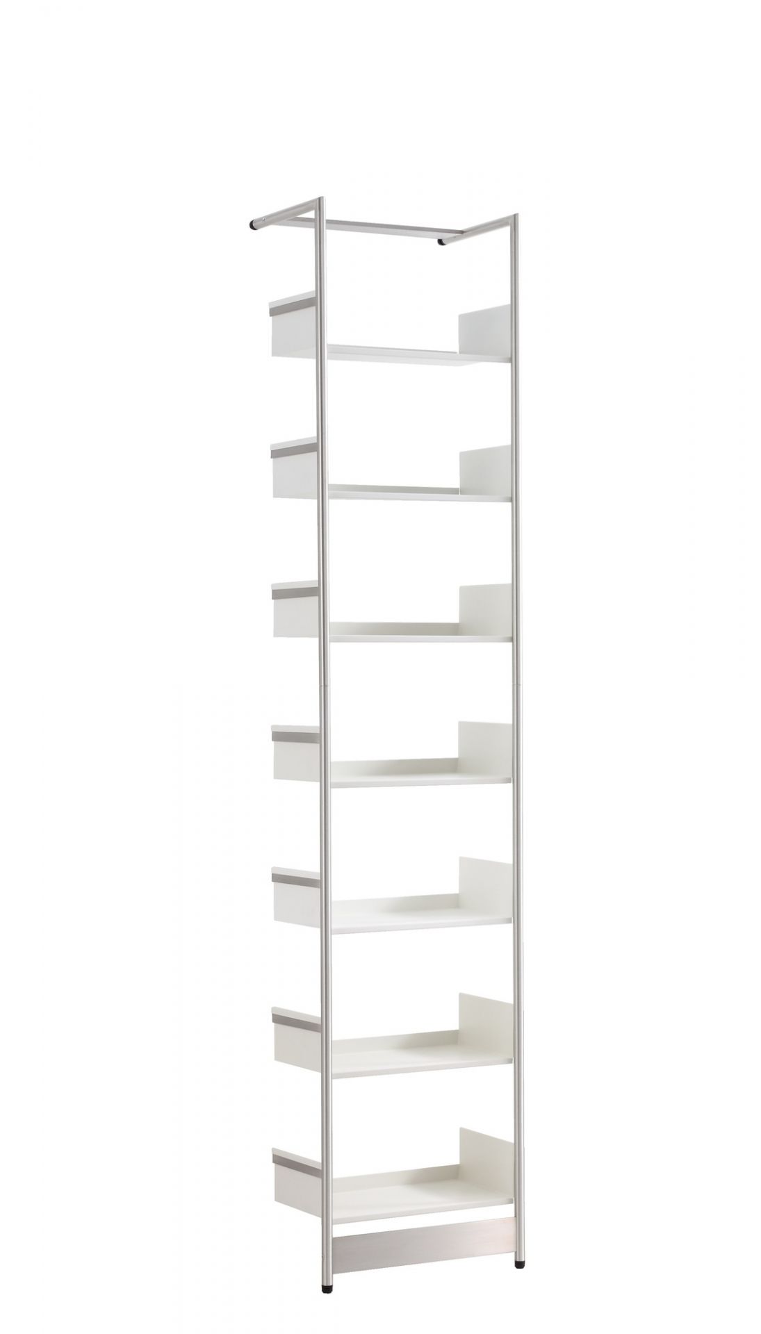 Pool 196 Medium Leaning shelf Mox | Chrome gloss | White